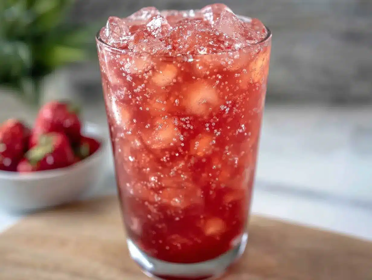 Sparkling Barbie Mocktail preparation steps