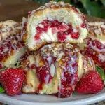 Strawberry Cheesecake Crescent Rolls - featured image