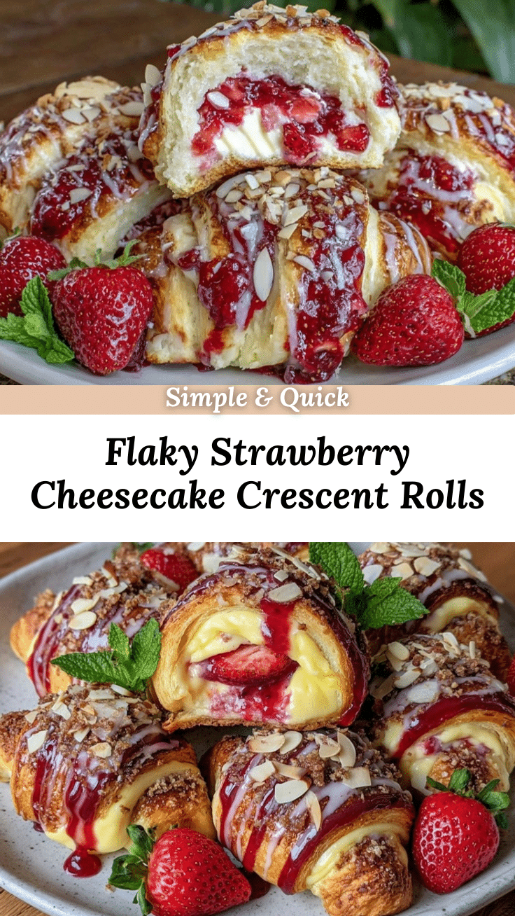 Strawberry Cheesecake Crescent Rolls recipe