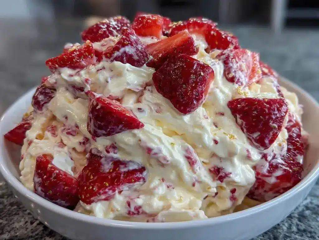 Strawberry Cheesecake Salad - featured image