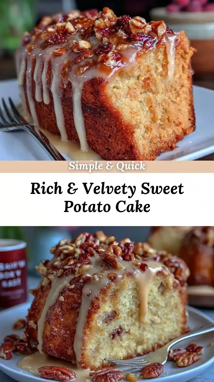 sweet potato butter cake recipe
