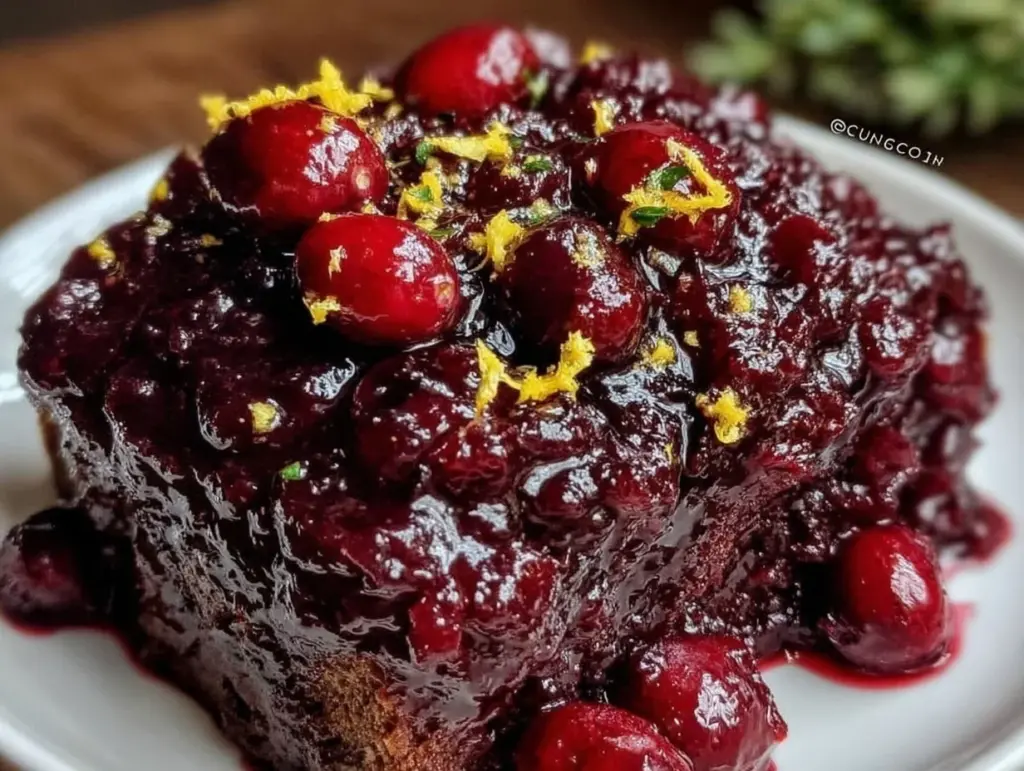 Thanksgiving cranberry sauce - featured image