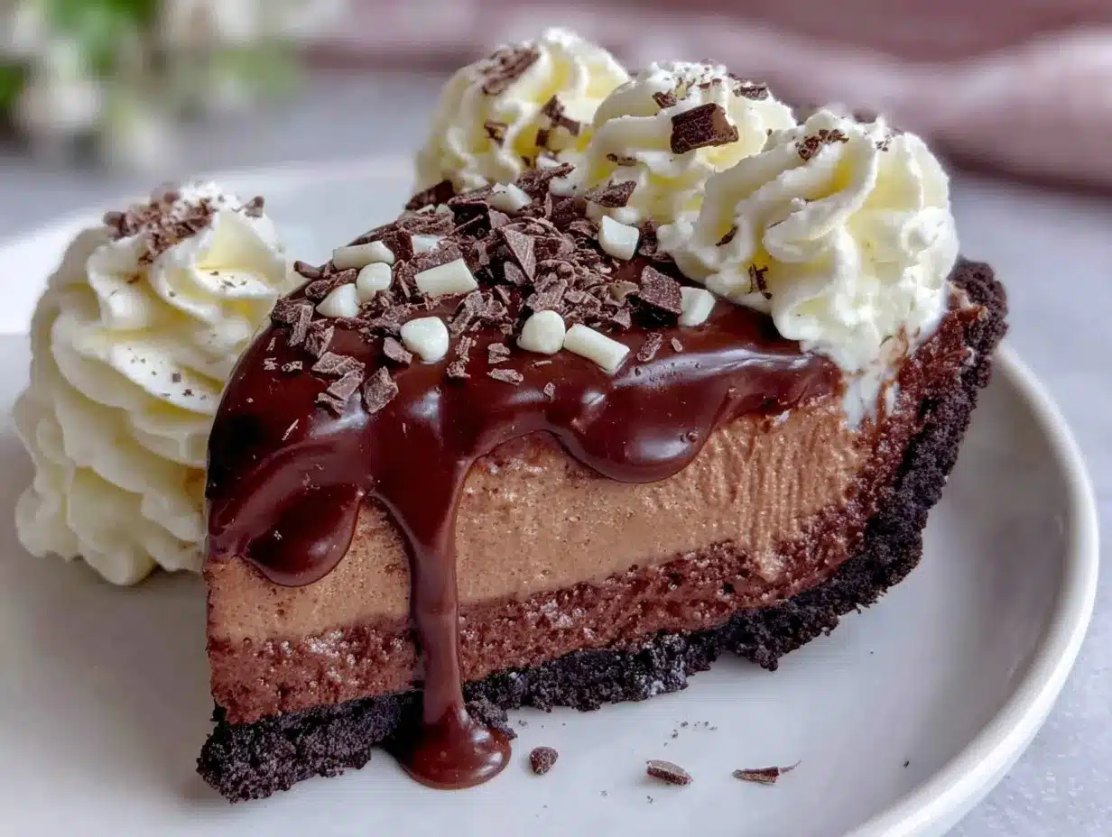 Triple Chocolate Pie preparation steps