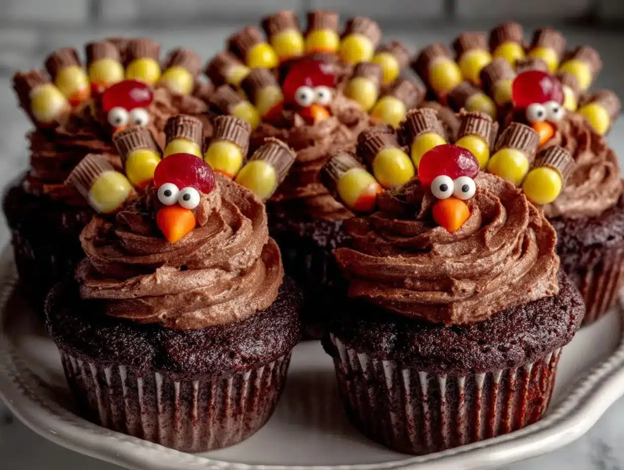 turkey cupcakes preparation steps