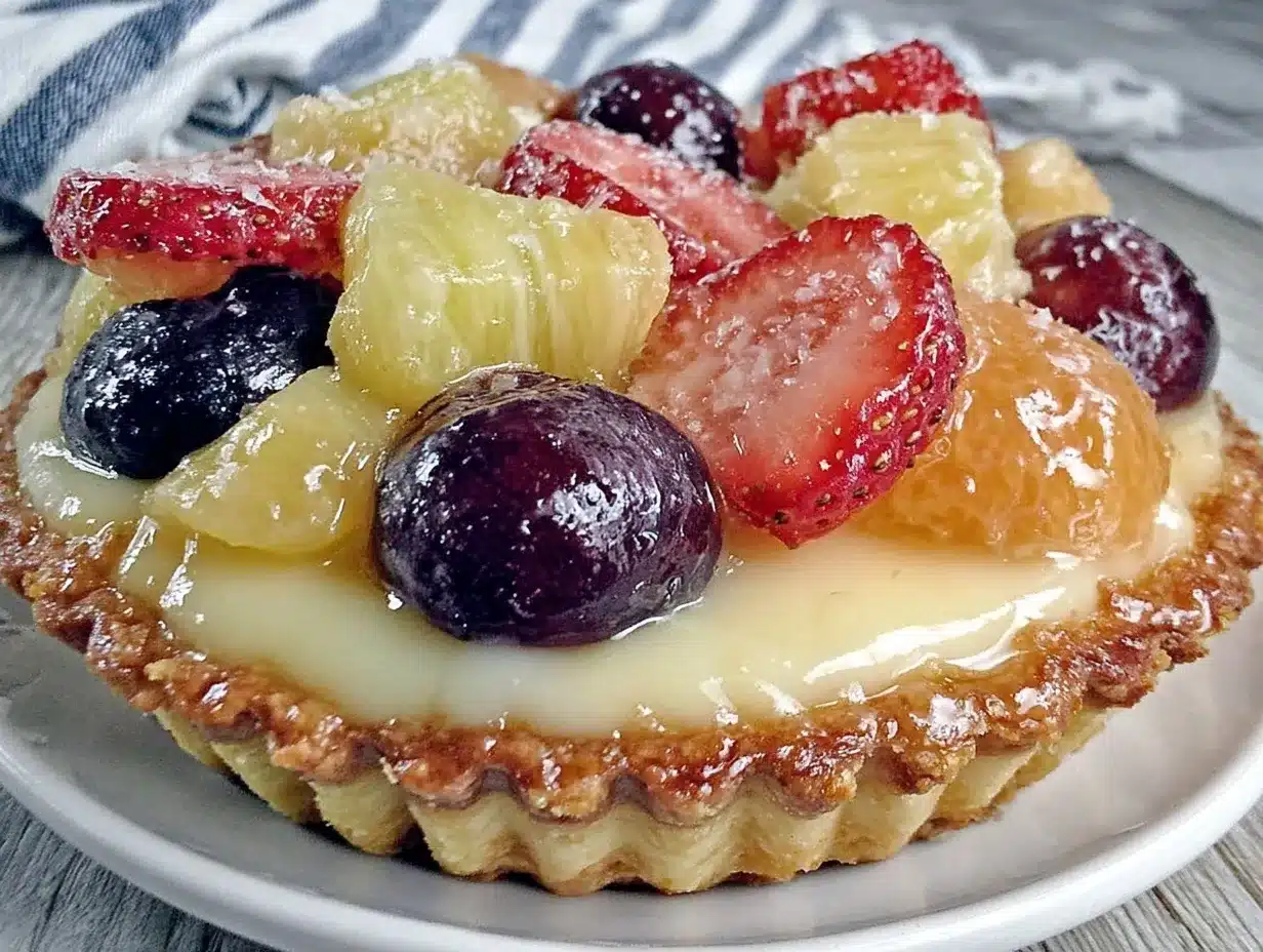 Animal Crossing Fruit Tart preparation steps