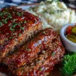 classic depression era meatloaf - featured image