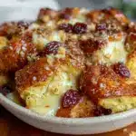 cozy bread pudding recipe with stale bread - featured image