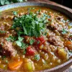 Cozy Lentil Sausage Soup - featured image