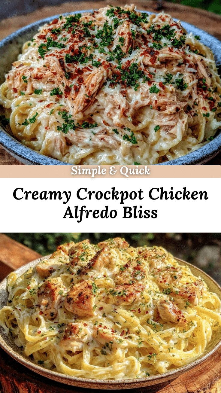 creamy crockpot chicken alfredo recipe