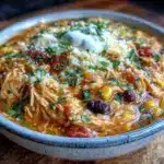 Creamy Crockpot Chicken Enchilada Soup - featured image