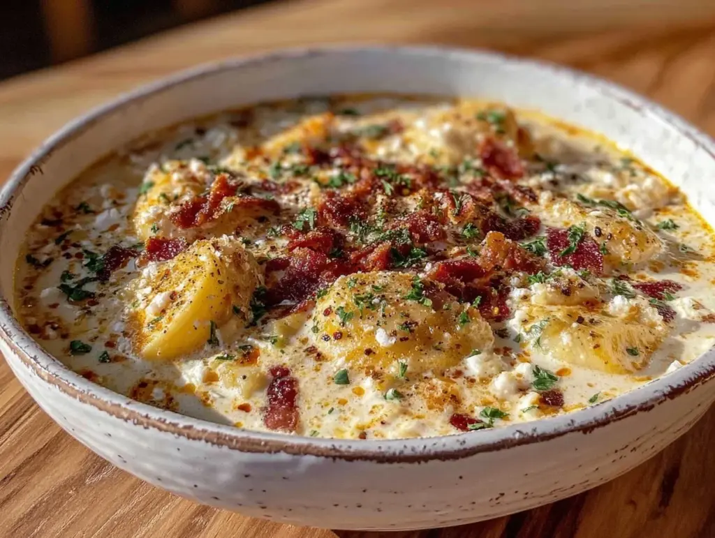creamy New England clam chowder recipe - featured image
