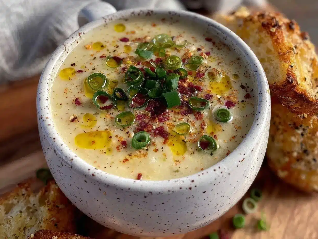creamy potato leek soup preparation steps