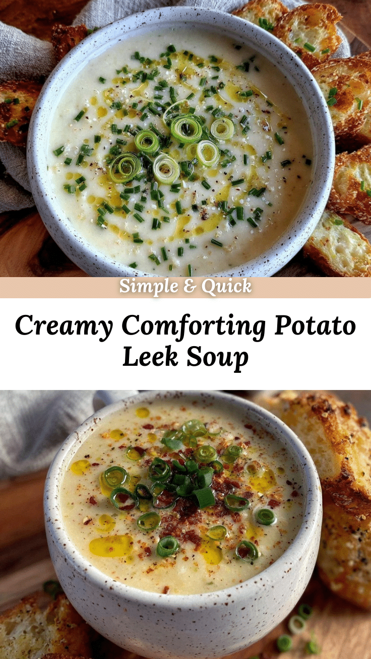 creamy potato leek soup recipe