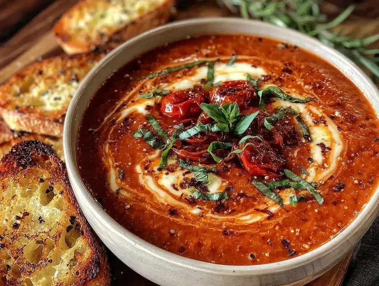 creamy roasted tomato bisque preparation steps