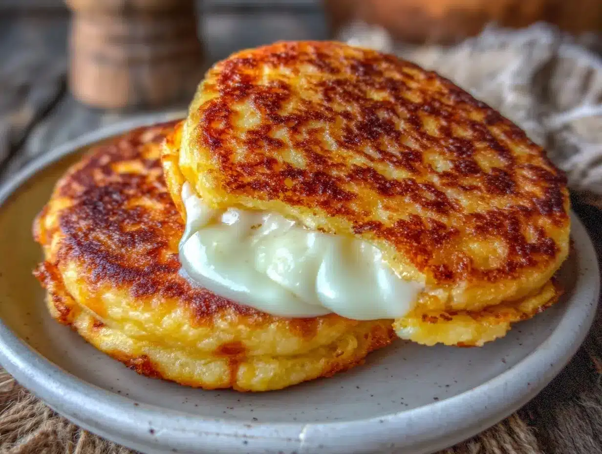 crispy arepas with cheese preparation steps