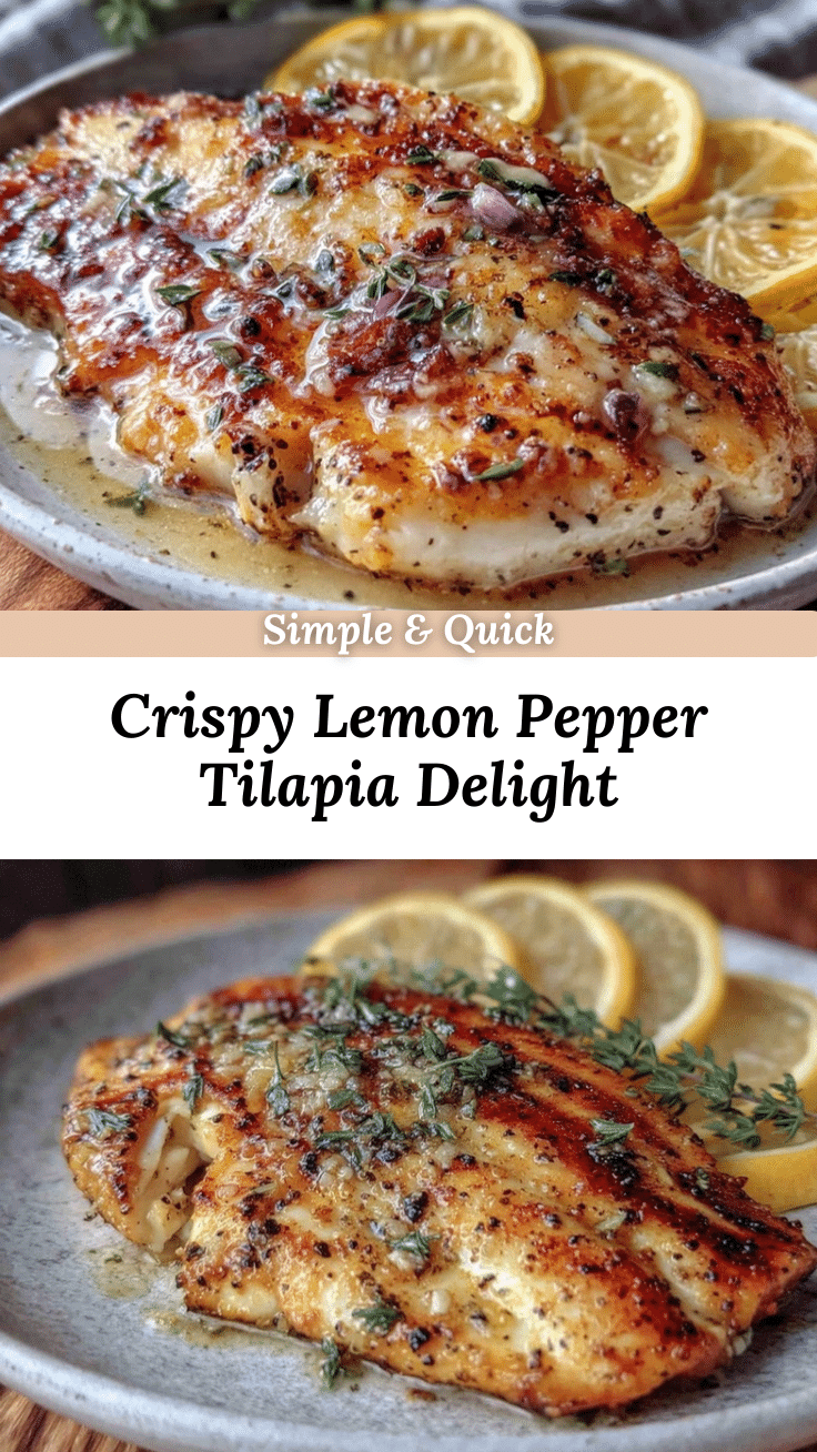 crispy lemon pepper tilapia recipe