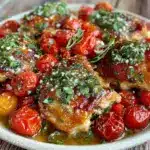 crispy one pan italian chicken - featured image