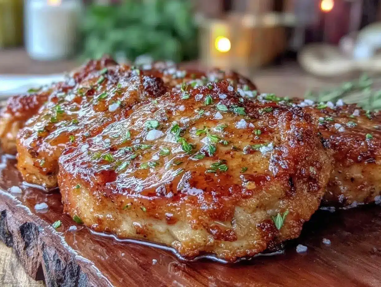 crispy pan fried pork chops preparation steps