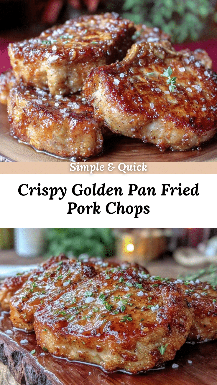 crispy pan fried pork chops recipe
