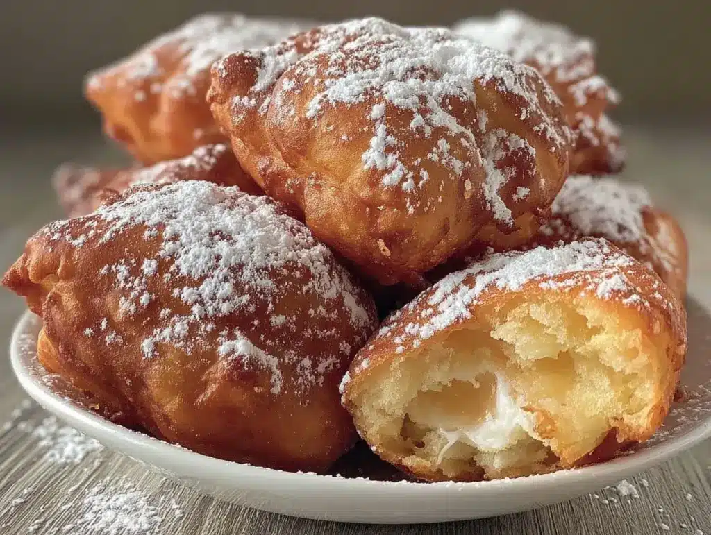 crispy puffy beignets recipe - featured image