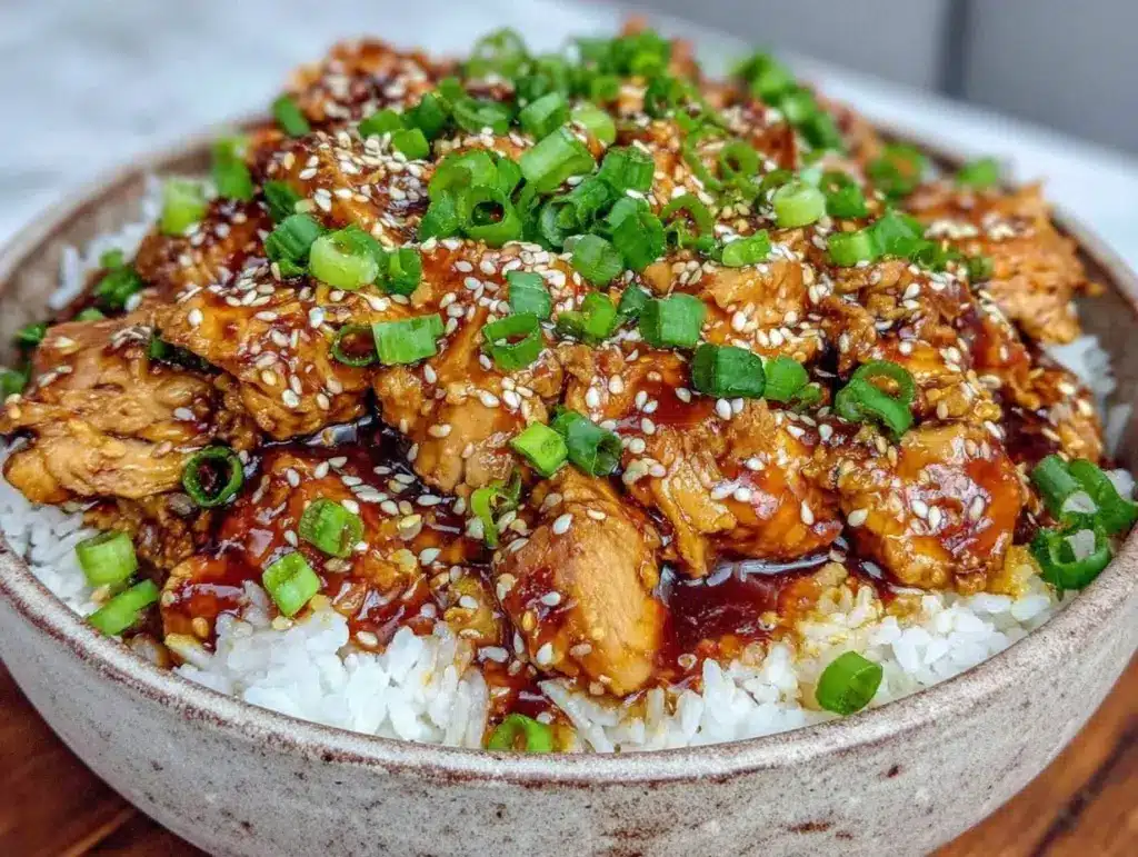 crockpot teriyaki chicken - featured image