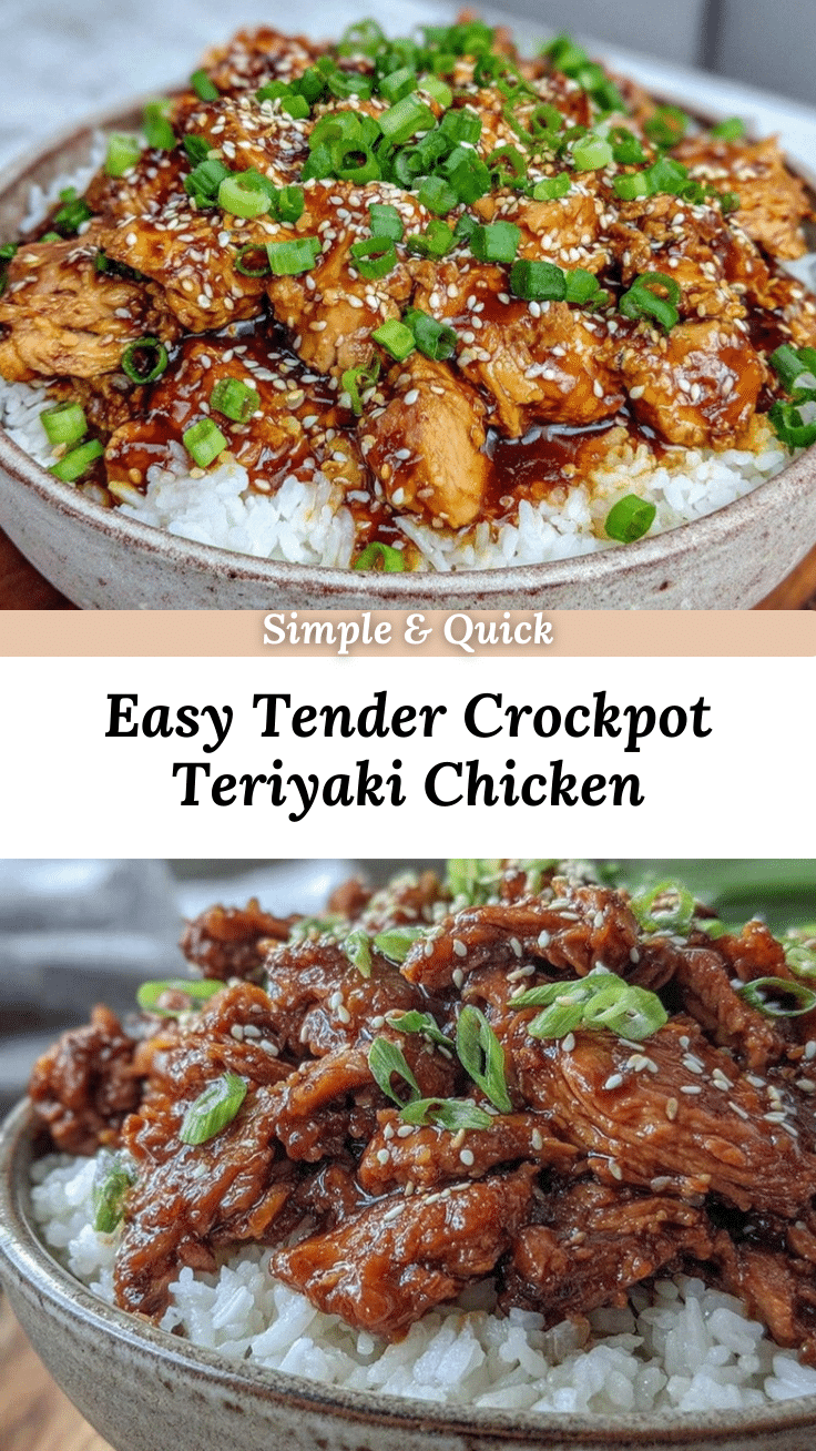 crockpot teriyaki chicken recipe