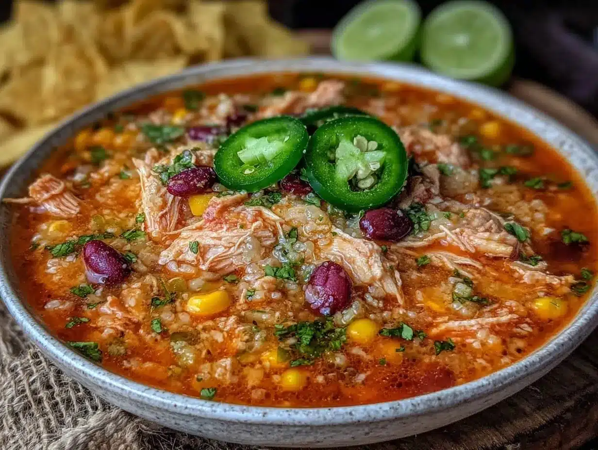 easy creamy crockpot chicken taco soup preparation steps