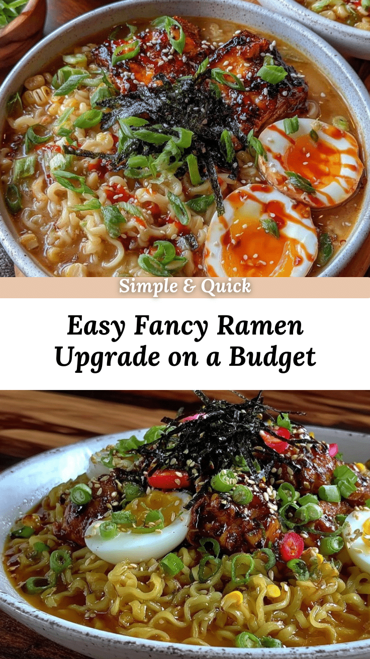 easy fancy ramen upgrade recipe