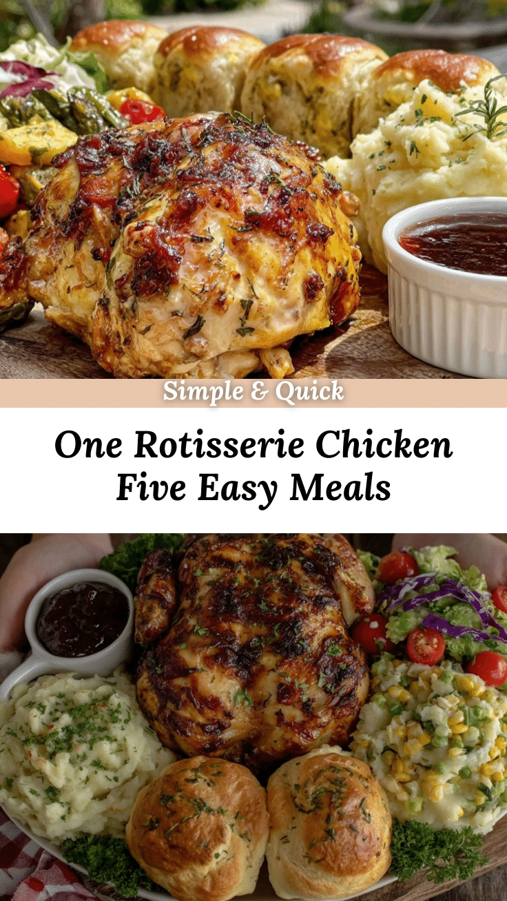 easy one rotisserie chicken recipe recipe