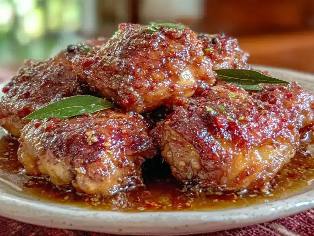 easy tangy chicken adobo - featured image