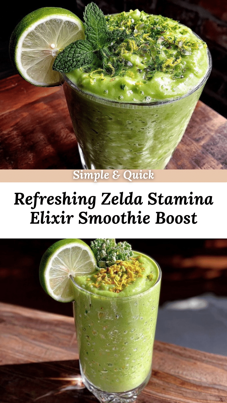 Fresh Zelda Stamina Elixir Smoothie recipe