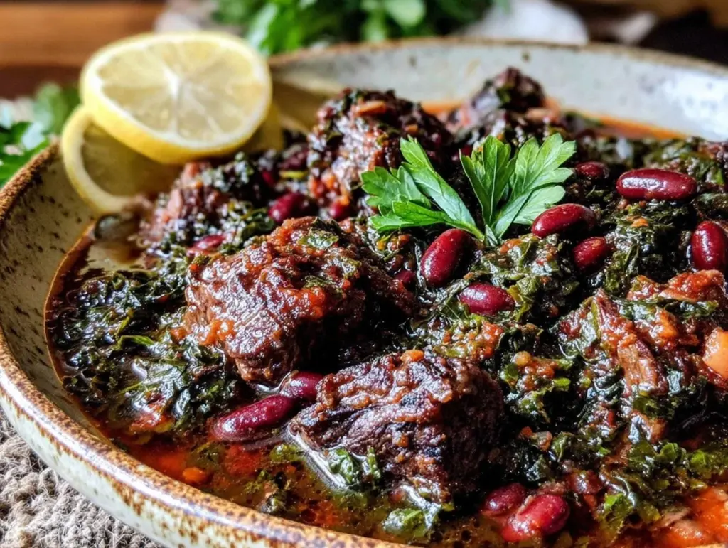 Ghormeh Sabzi Recipe - featured image