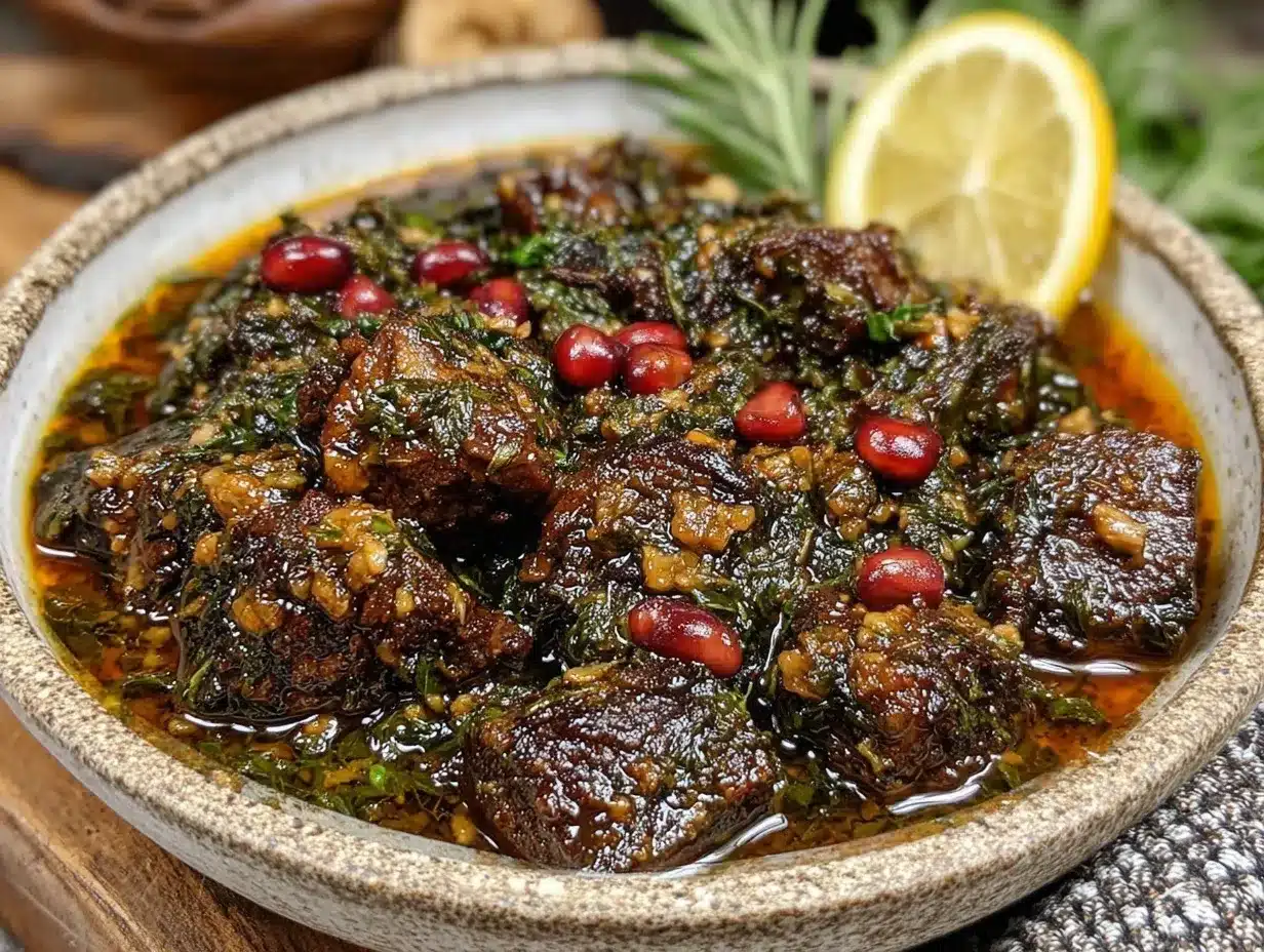 Ghormeh Sabzi Recipe preparation steps