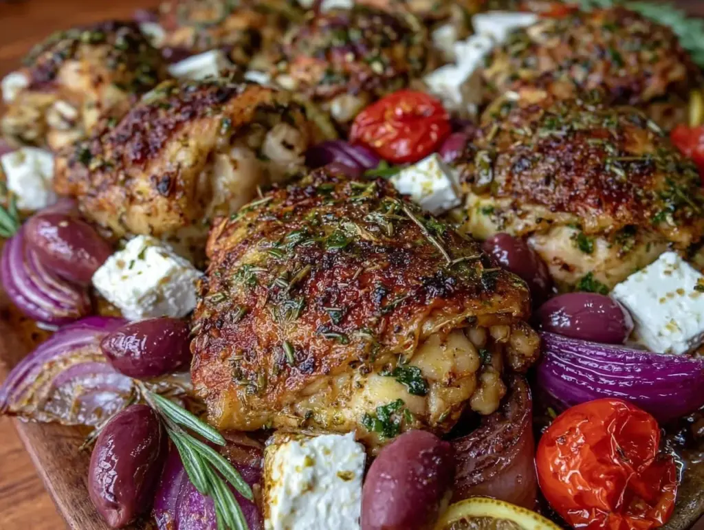 Greek Chicken Sheet Pan Dinner - featured image