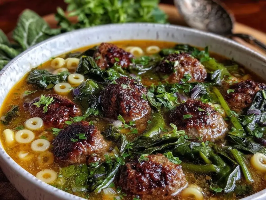 Italian wedding soup recipe - featured image