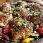 Mediterranean chicken skillet - featured image