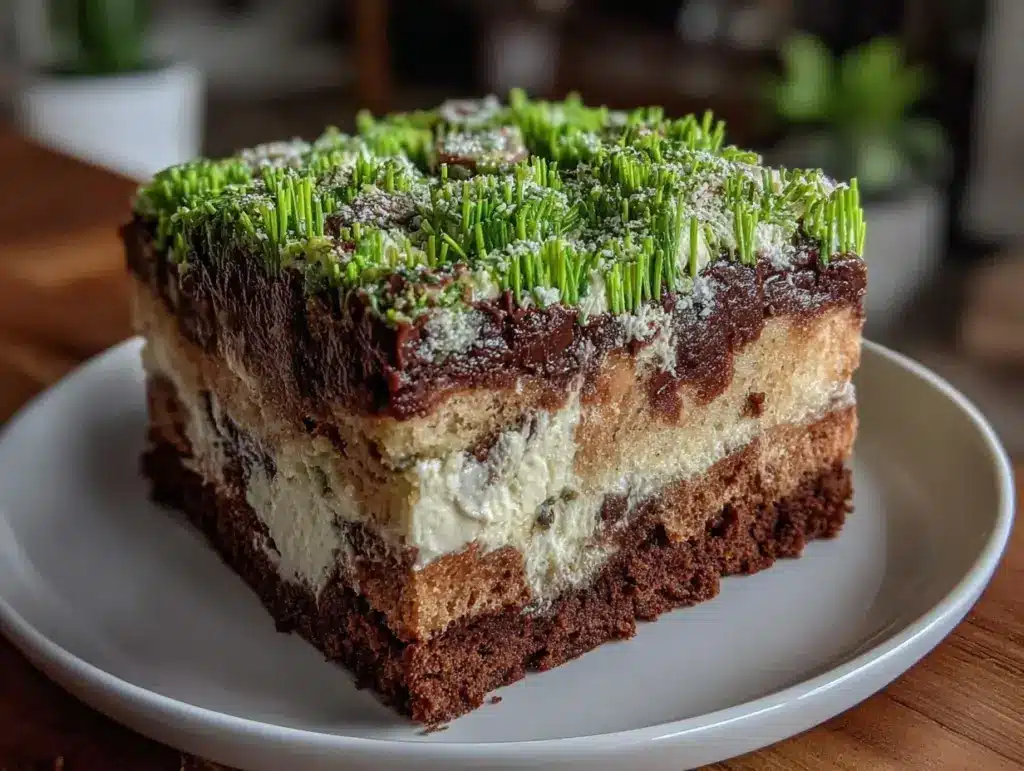Minecraft cake recipe - featured image