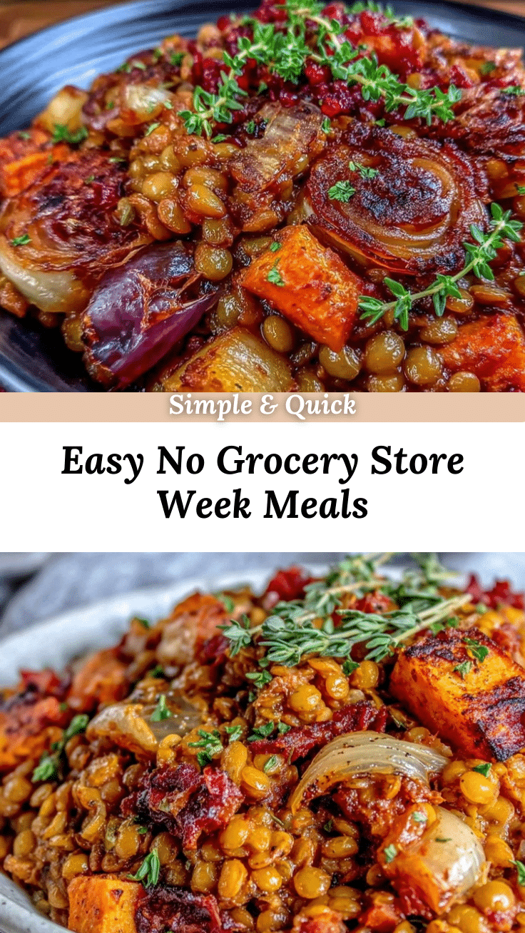 no grocery store week meals recipe