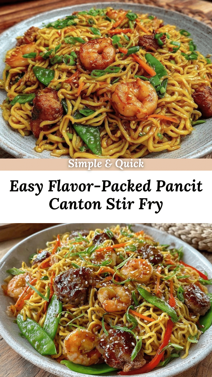 pancit canton stir fry noodles recipe
