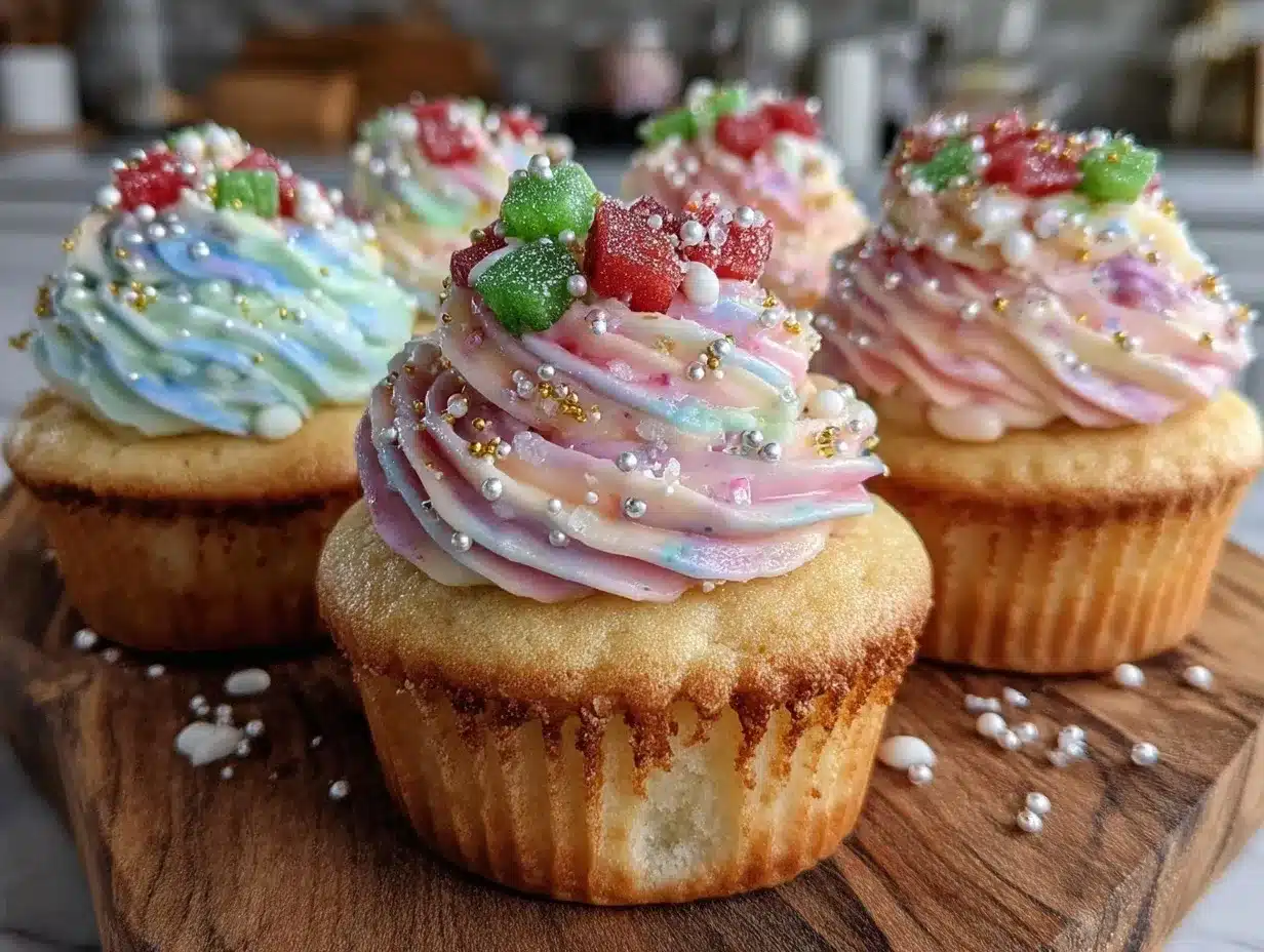 Pokemon Poke Puff Cupcakes preparation steps