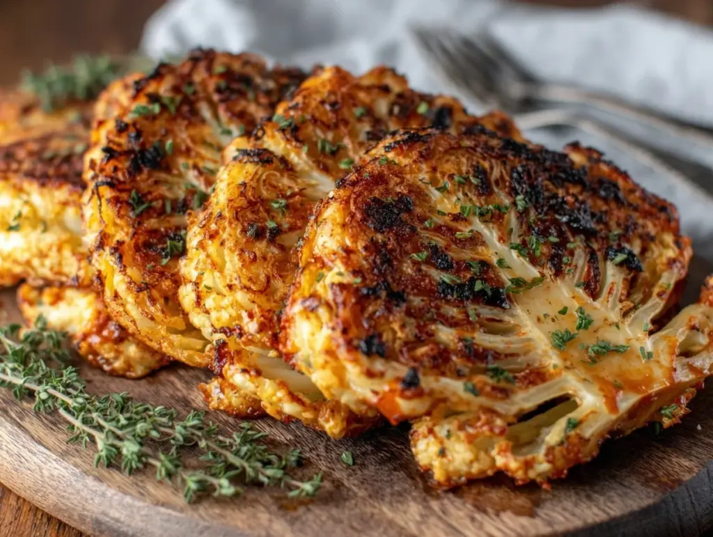 savory cabbage steaks - featured image