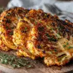 savory cabbage steaks - featured image