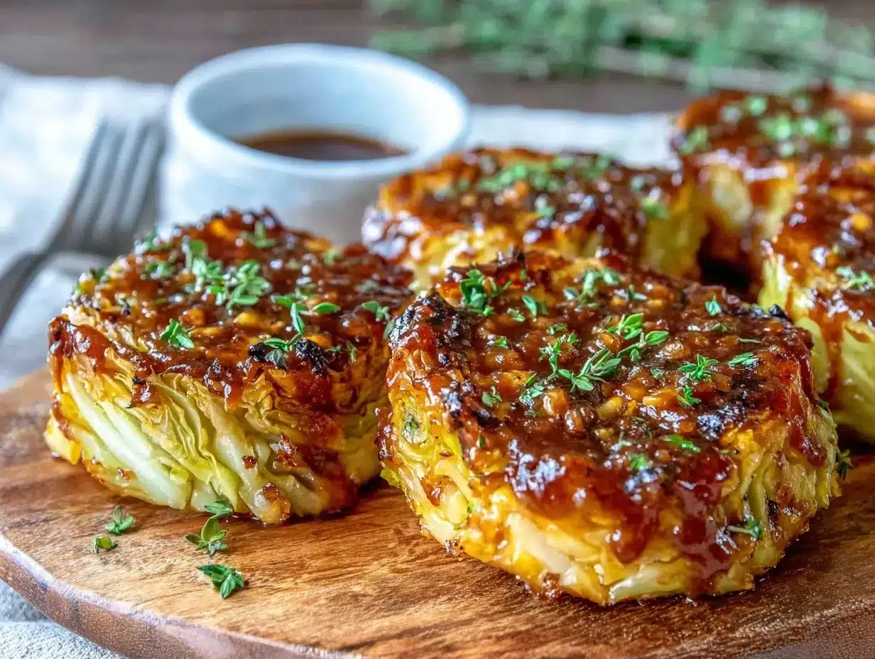 savory cabbage steaks preparation steps