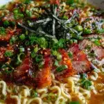 savory ponyo ramen with honey ham - featured image