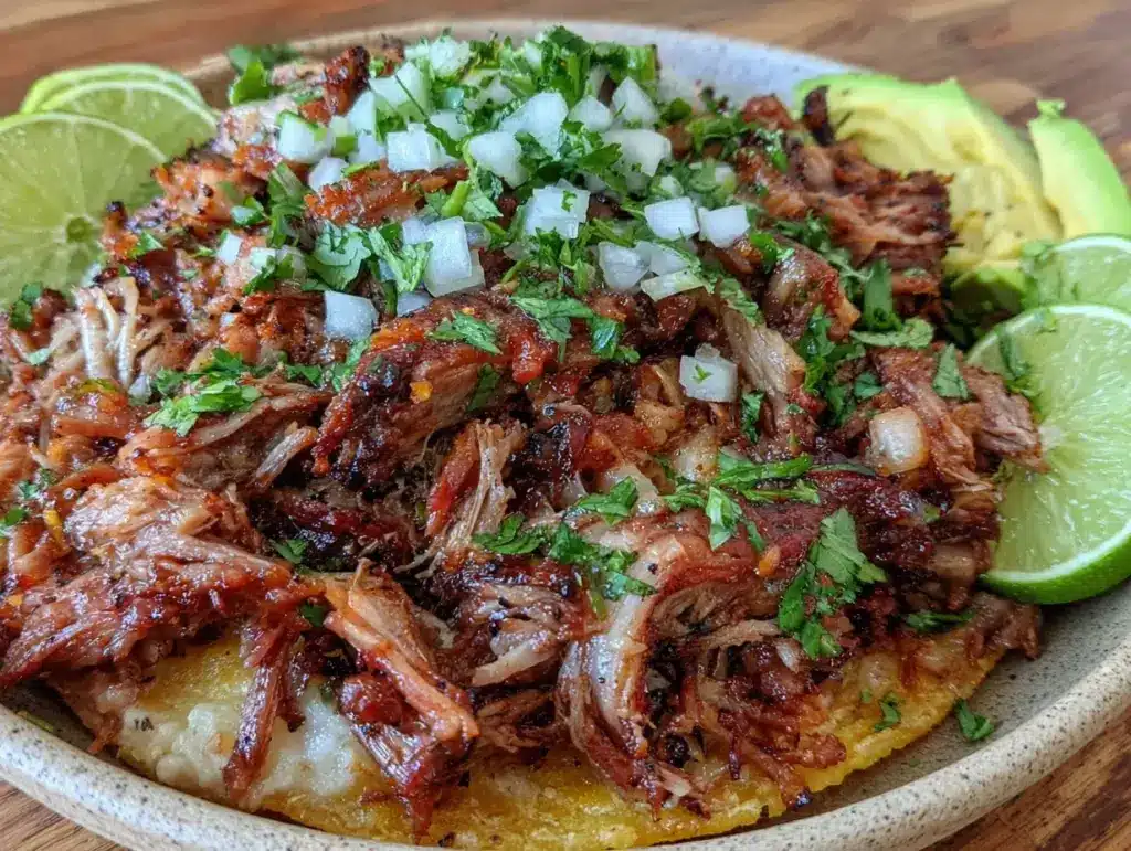 slow cooker carnitas - featured image