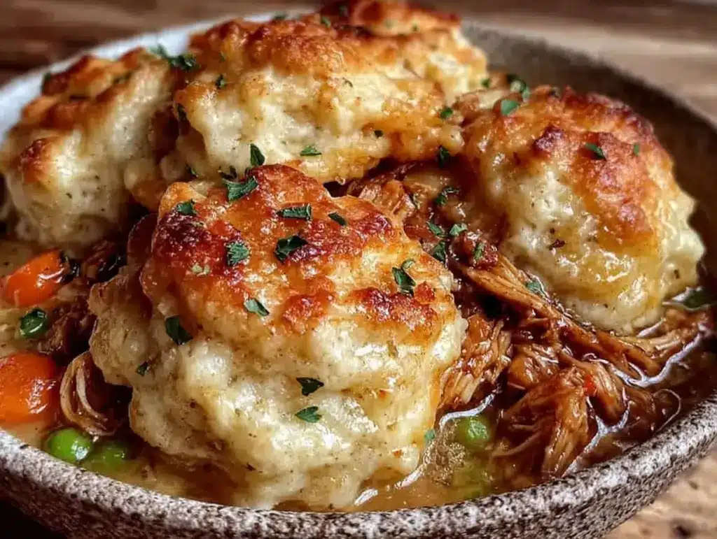 slow cooker chicken and dumplings - featured image