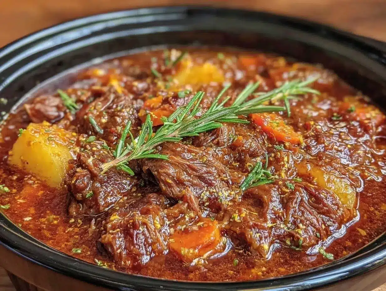 slow cooker lamb stew preparation steps