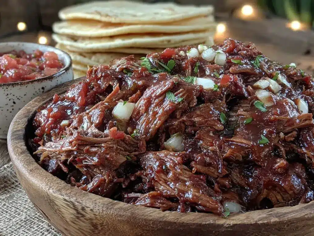 tender crockpot beef barbacoa - featured image