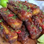 air fryer corn ribs - featured image