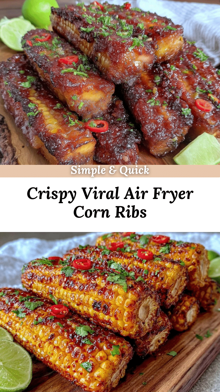 air fryer corn ribs recipe